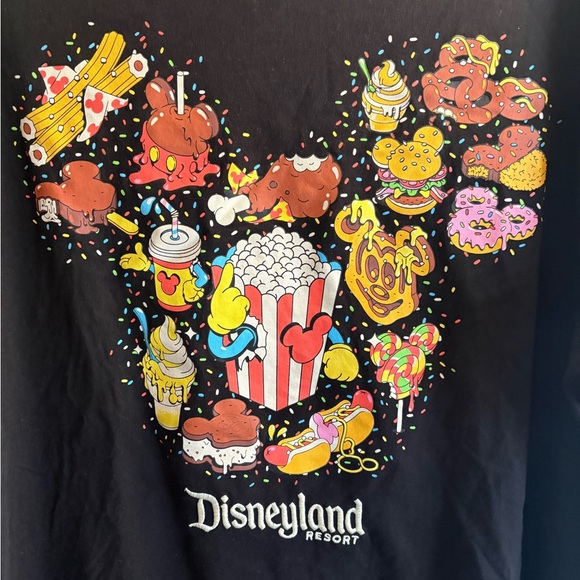 Disney Black Disneyland Resort Snack Mickey Short Sleeve Tee - Picture 3 of 5